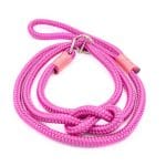 Retrieverleine aus PPM-Seil fuchsia/rosa
