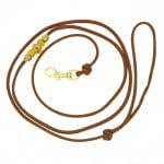 4UniqeDogs Ausstellungsleine Paracord chocolate brown