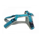 Anny-X Brustgeschirr Fun Sonderfarbe grau / petrol