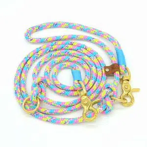 4UniqueDogs.com_Hundeleine_Basic_BubbleGum_Blue