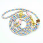 Hundeleine aus PPM-Seil BubbleGum/Rose