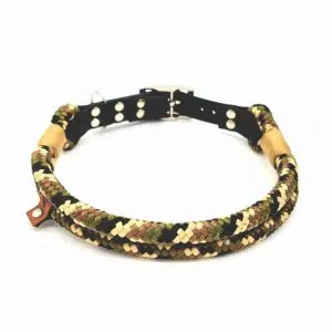Seil Halsband Camouflage Tan