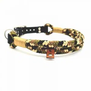 Seil Halsband Camouflage Tan