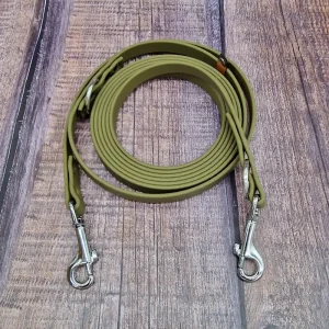 4UniqueDogs_Beagle_Führleine_Biothane_13mm_Military_Olive