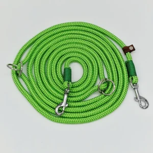 Hundeleine Neon Green 3m 2-fach stufenlos verstellbar Mini