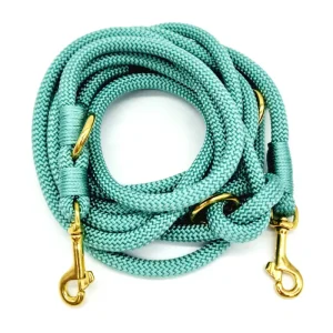 Hundeleine Sea Green 3-fach stufenlos verstellbar Knoten